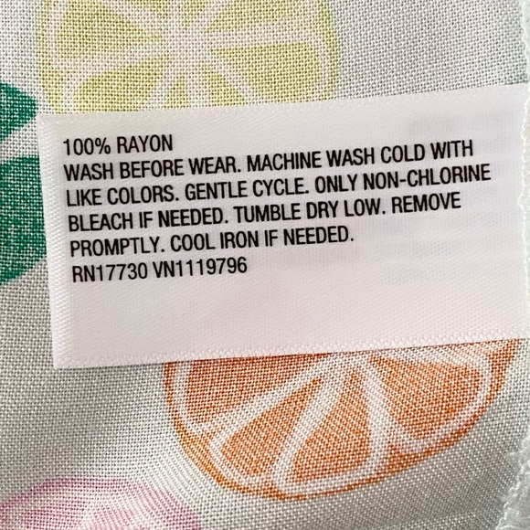 Cat & Jack Colorful Citrus Patterned Dress - Picture 6 of 6